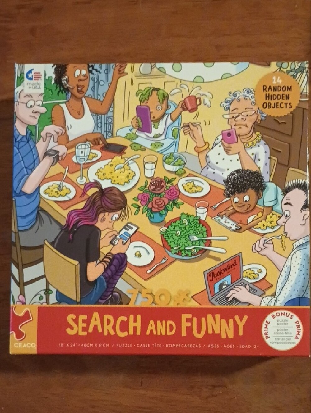 Family Dinner Puzzle — Multicolor Illustrated Puzzle (Home Games Puzzles)